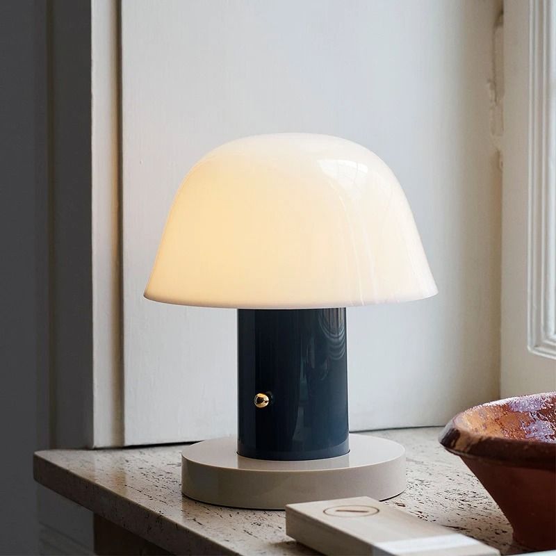 Mushroom Table Lamp USB Rechargeable Every Night Desk Light 2