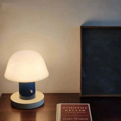Mushroom Table Lamp USB Rechargeable Every Night Desk Light 3