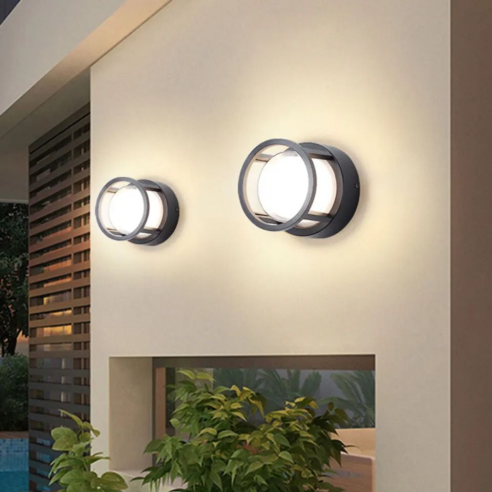 LED Outdoor Wall Light Waterproof Motion Sensor Porch Light IP66 4