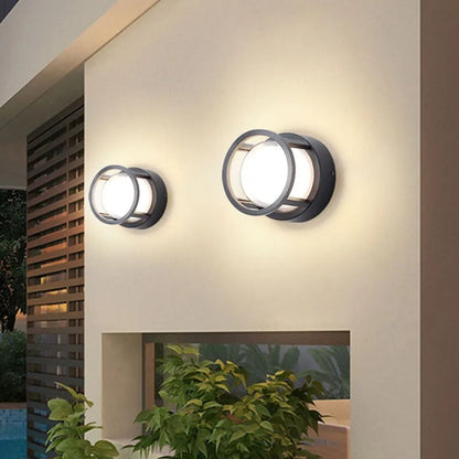 LED Outdoor Wall Light Waterproof Motion Sensor Porch Light IP66 4