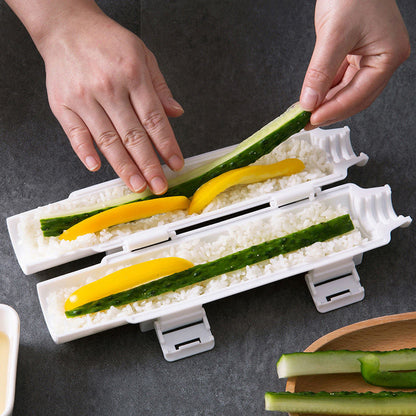 Quick Sushi Maker DIY Rice Roller Mold, Bento Kitchen Sushi Device, Meat Vegetable Rolling Mold Making Machine