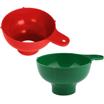 Wide Mouth Canning Funnel Plastic, Salad Dressing Liquid Funnel Hopper, Filter Kitchen Tools for Cooking, Baking Gadgets