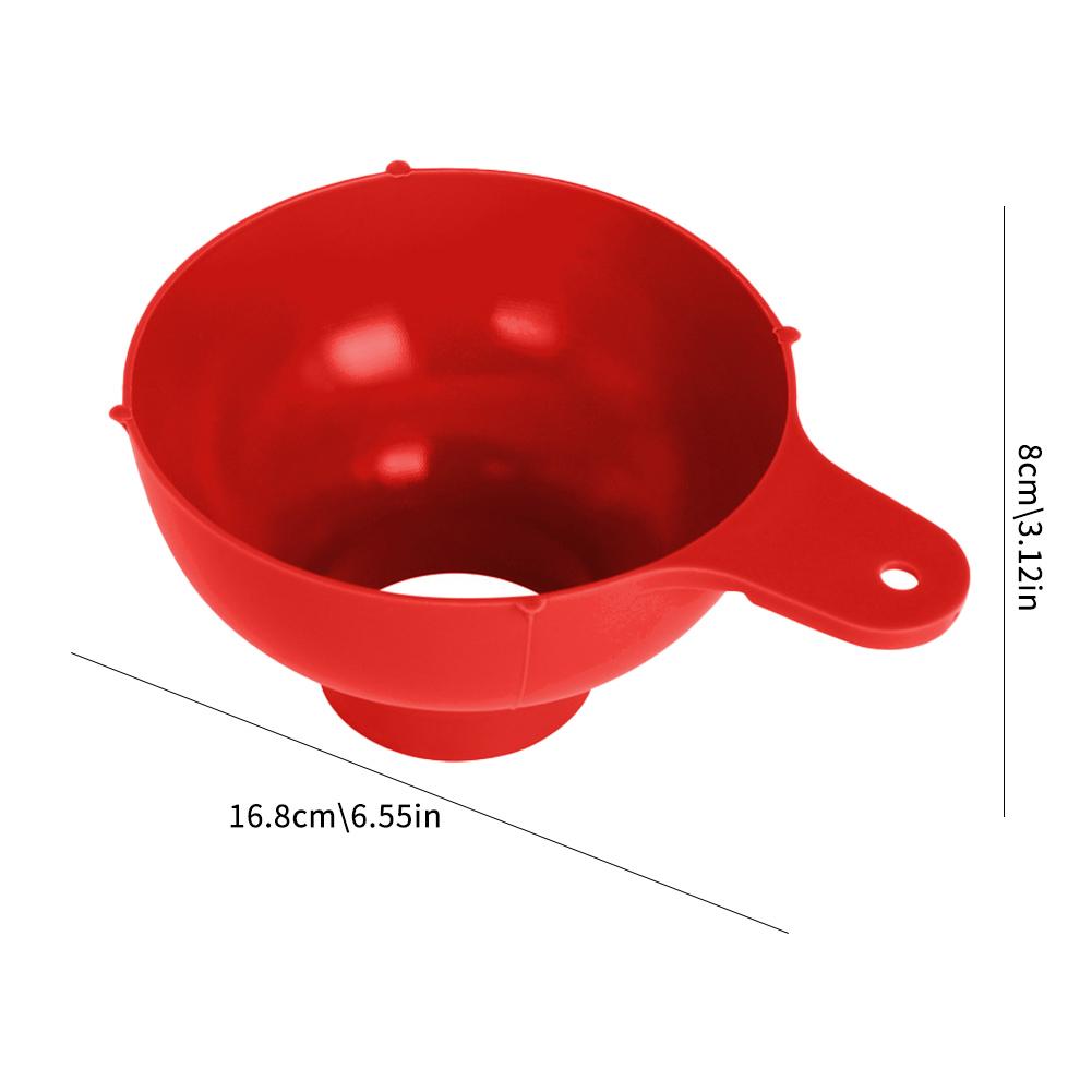 Wide Mouth Canning Funnel Plastic, Salad Dressing Liquid Funnel Hopper, Filter Kitchen Tools for Cooking, Baking Gadgets