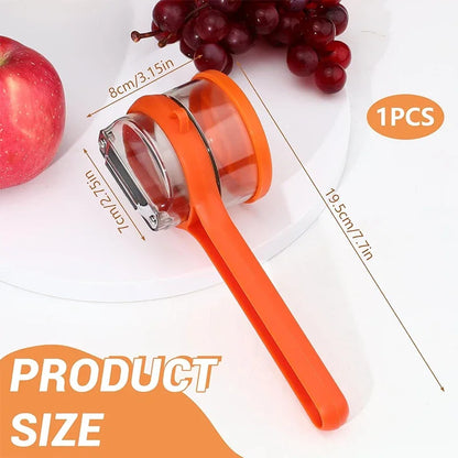 Multi Function Potato Peeling Knife Vegetable Peeler, Storage Bucket, Fruit Planing Scraper Kitchen Gadgets