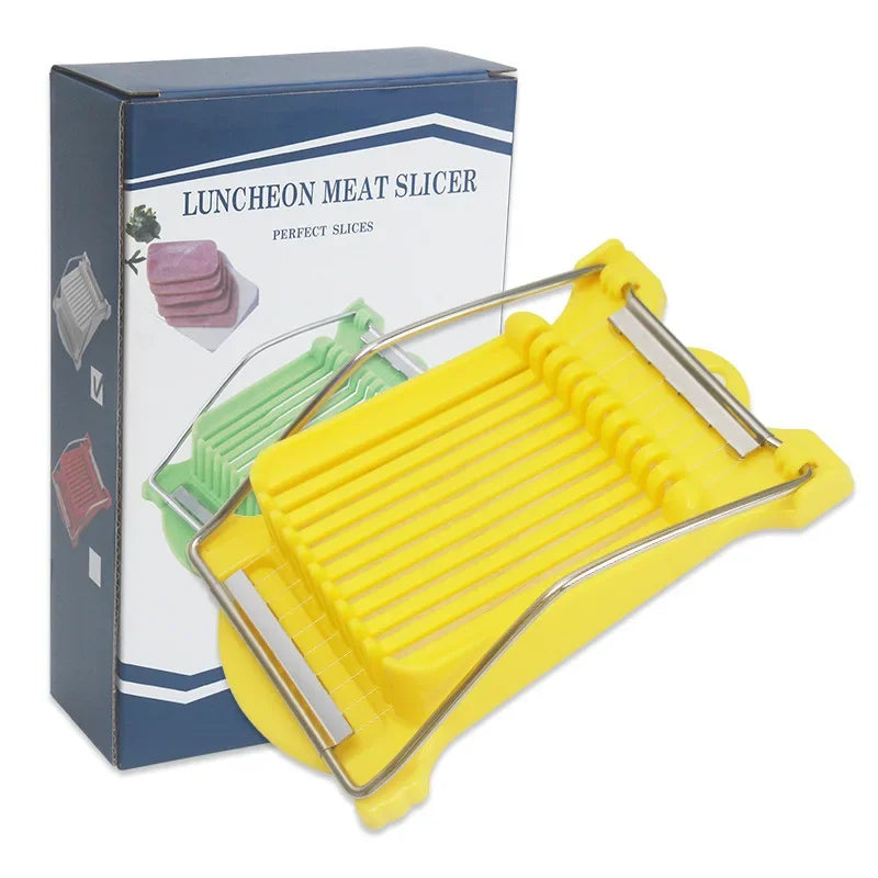 Multifunctional Egg Cutter Stainless Steel Food Slicer, Banana, Cheese, Strawberry, Kitchen Cooking Accessories