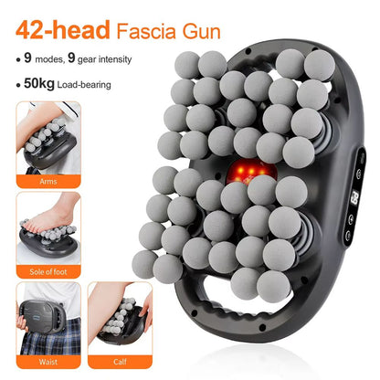 Ultimate 42 Heads Fascia Gun - High Frequency Vibration Full Body Recovery Massager