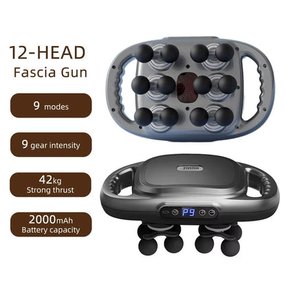 Ultimate 42 Heads Fascia Gun  High Frequency Vibration Full Body Recovery Massager 11