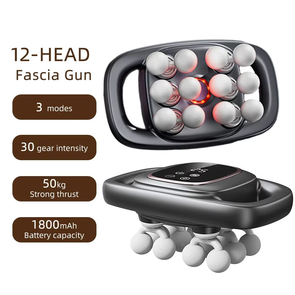 Ultimate 42 Heads Fascia Gun  High Frequency Vibration Full Body Recovery Massager 14