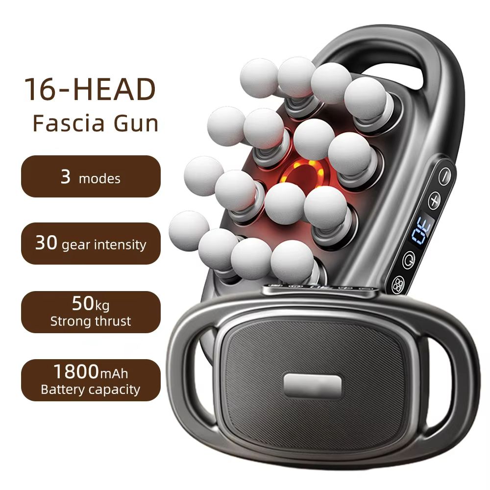 Ultimate 42 Heads Fascia Gun  High Frequency Vibration Full Body Recovery Massager 15