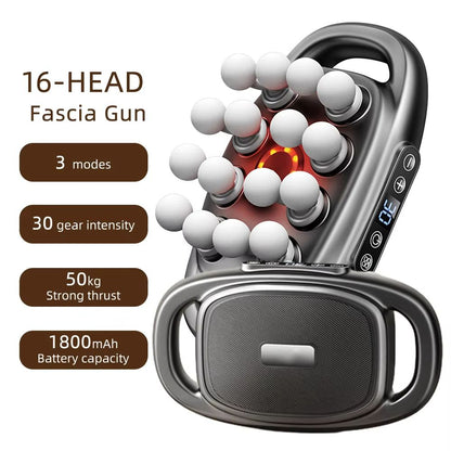 Ultimate 42 Heads Fascia Gun  High Frequency Vibration Full Body Recovery Massager 15