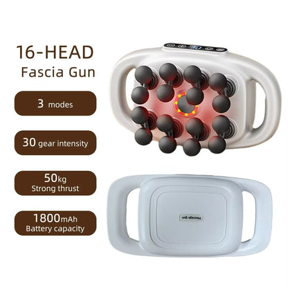 Ultimate 42 Heads Fascia Gun  High Frequency Vibration Full Body Recovery Massager 16