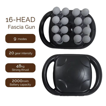 Ultimate 42 Heads Fascia Gun  High Frequency Vibration Full Body Recovery Massager 17