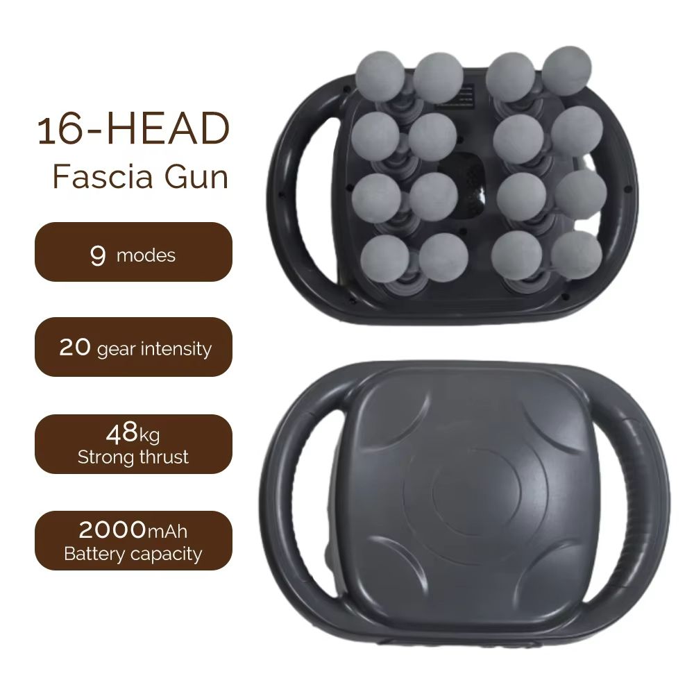 Ultimate 42 Heads Fascia Gun  High Frequency Vibration Full Body Recovery Massager 18