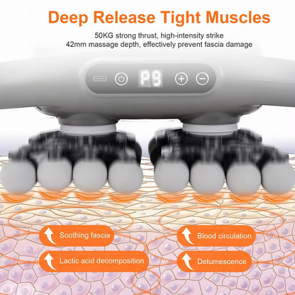 Ultimate 42 Heads Fascia Gun  High Frequency Vibration Full Body Recovery Massager 4
