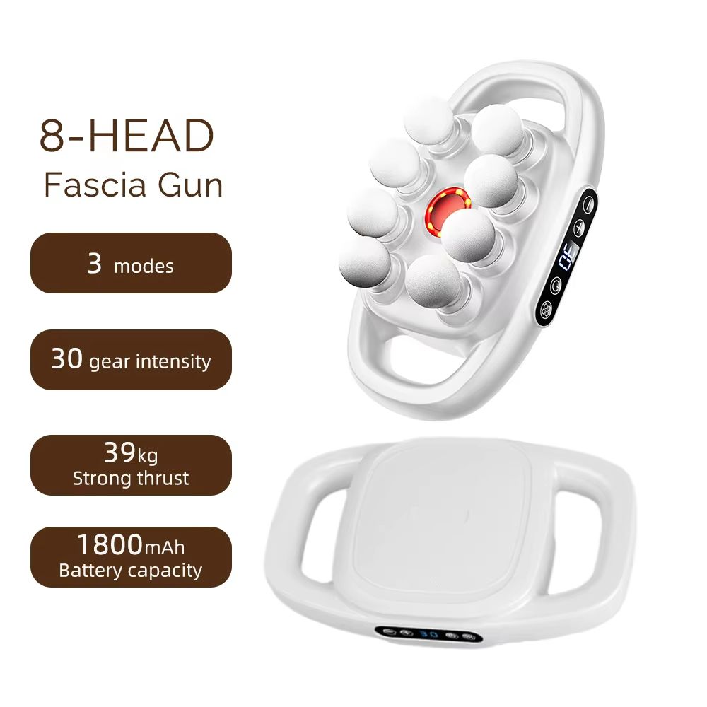 Ultimate 42 Heads Fascia Gun  High Frequency Vibration Full Body Recovery Massager 8