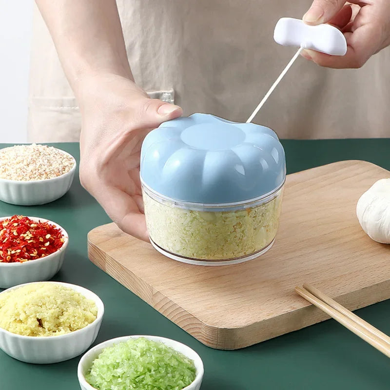 Garlic Manual Crusher Garlic Puller, Kitchen Garlic Press Meat Grinder, Fruit Vegetable Tool Dumpling Gadget