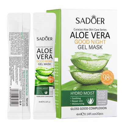 Aloe Vera Sleeping Facial Masks Moisturizing Anti Wrinkles Hydrating Anti Aging No Wash Face Mask F 4