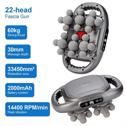 Ultimate 42 Heads Fascia Gun  High Frequency Vibration Full Body Recovery Massager 27