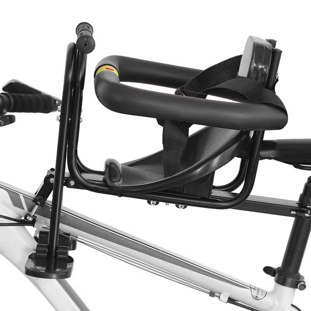 Ultimate FrontMounted Child Bike Seat  Secure Bicycle Child Safety Seat With Foot Pedals 1