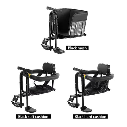 Ultimate FrontMounted Child Bike Seat  Secure Bicycle Child Safety Seat With Foot Pedals 5