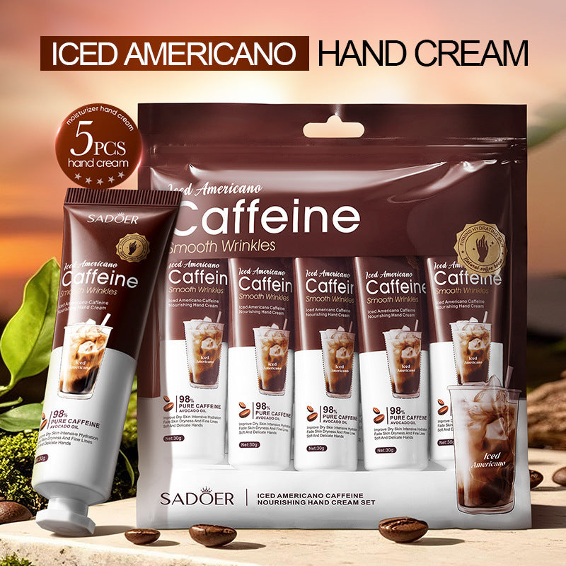 Caffeine Hand Cream Moisturizing, Nourishing Skin Care, Whitening Hydrating, Anti-Wrinkles Hands Cream