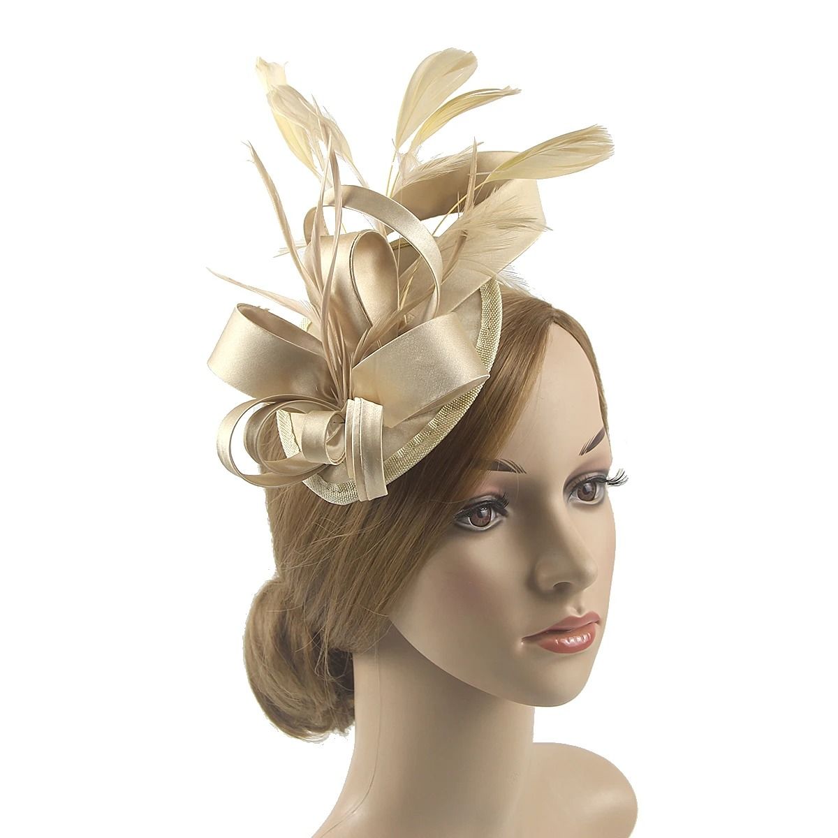 Feather Vine Cocktail Fascinator Hat For Special Occasions 2