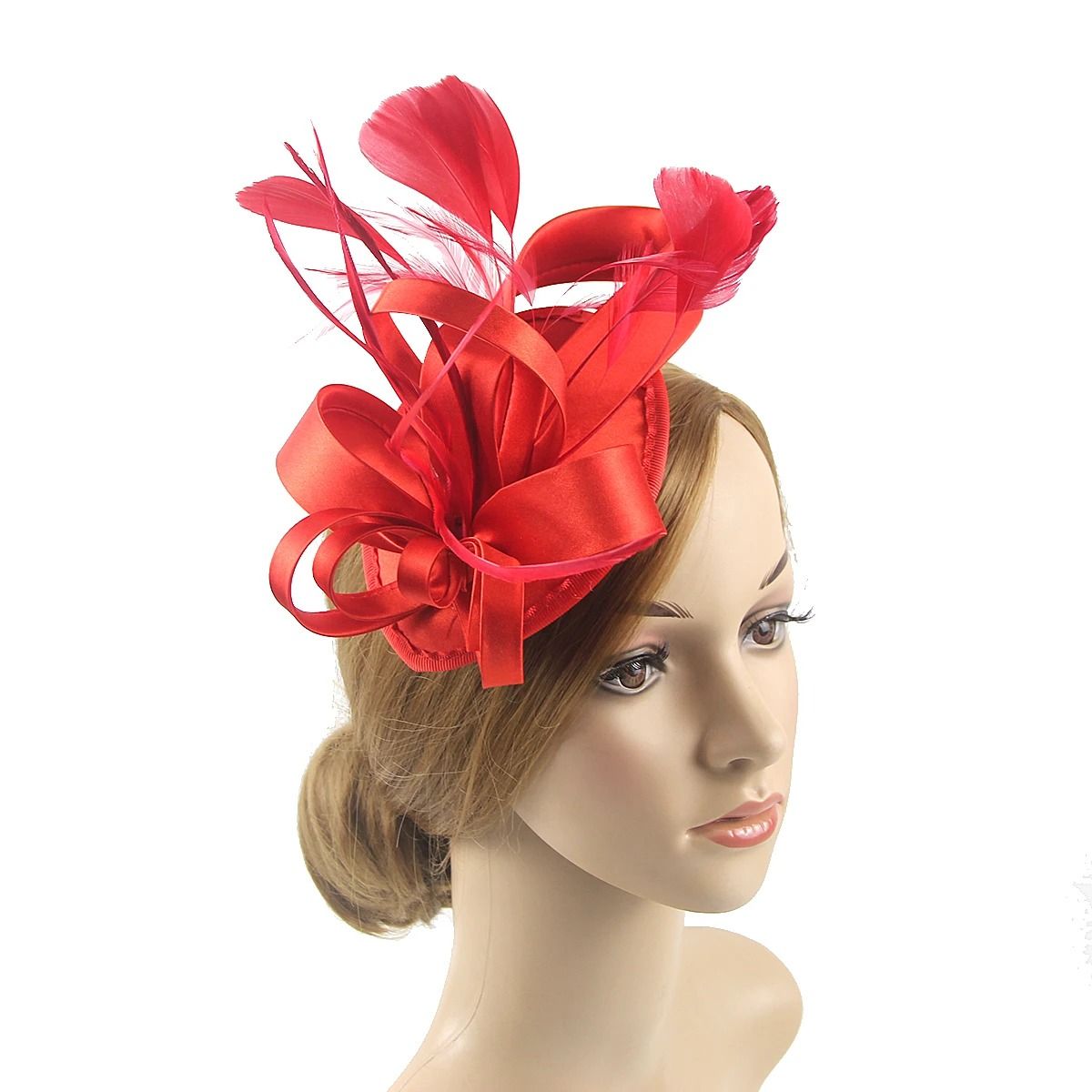 Feather Vine Cocktail Fascinator Hat For Special Occasions 4