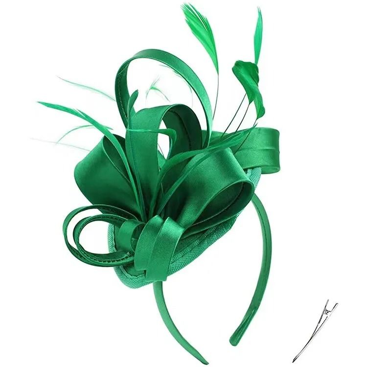 Feather Vine Cocktail Fascinator Hat For Special Occasions 14