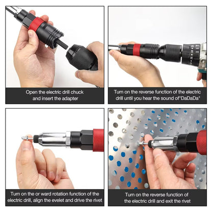 PowerDrill Rivet Nut Converter  Electric Rivet Nut Adapter For Cordless Drill 5
