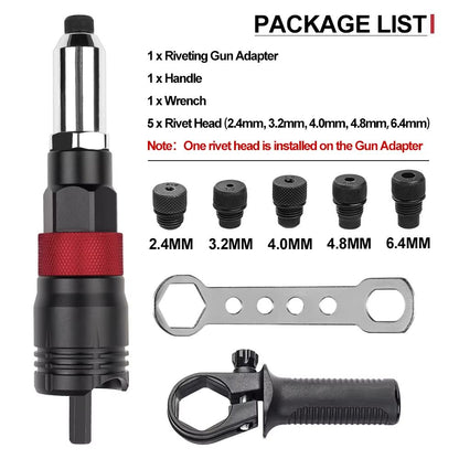 PowerDrill Rivet Nut Converter  Electric Rivet Nut Adapter For Cordless Drill 7