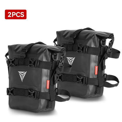 AdventureGuard 8L Waterproof Motorcycle Side Bag  Crash Bar Saddle Tool Pack 13