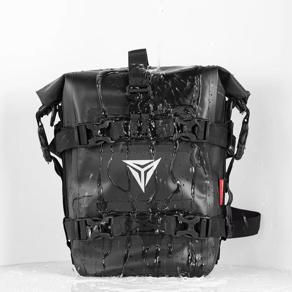 AdventureGuard 8L Waterproof Motorcycle Side Bag  Crash Bar Saddle Tool Pack 5