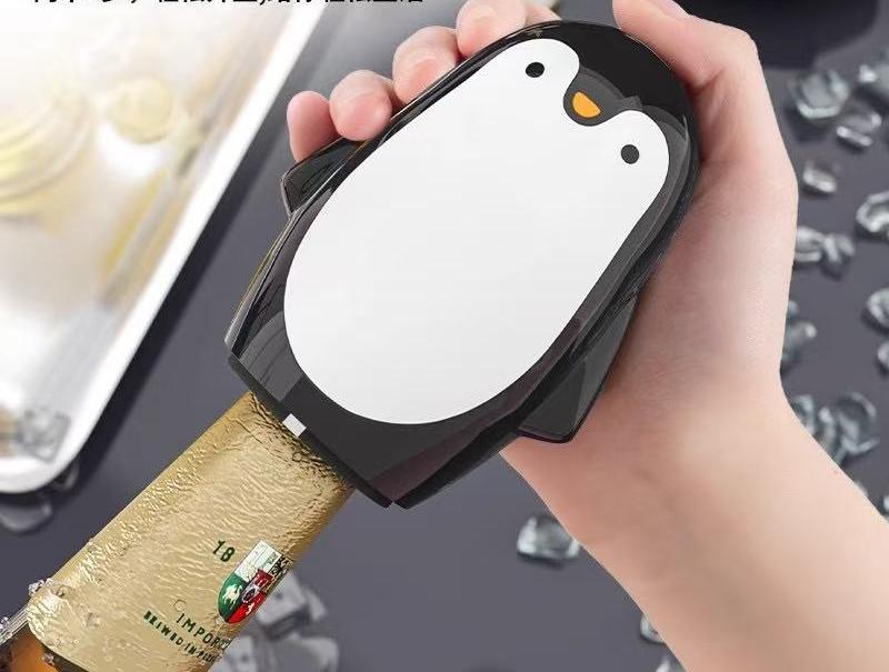 Creative Manual Beer Bottle Opener, Multifunctional Penguin Bottle Opener, Wine Opener Accessories, Bar Gadgets