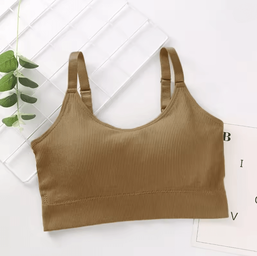 Seamless Cotton WireFree Tube Top Bra 2
