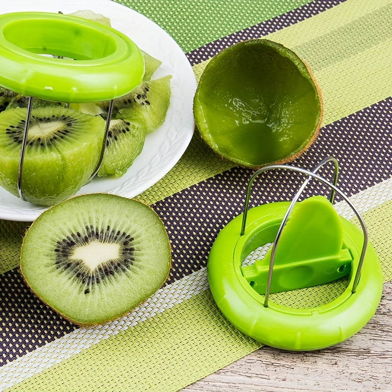 Kitchen Creative Fruit Peeler, Fast Kiwi Cutter Peeler Slicer, Stainless Steel Kitchen Peeling Tools