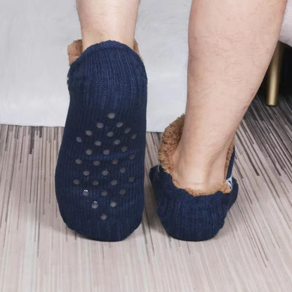CozyGrip Fleece Lined Floor Socks  Non Slip Winter Comfort 1