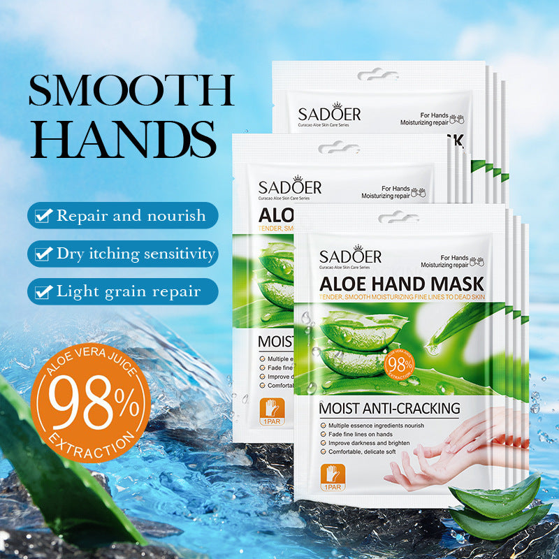 Aloe Vera Foot Mask, Moisturizing Hand Mask, Anti Wrinkles Care, Foot Peeling Mask, Exfoliating Feet, Pedicure Hands