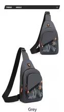 Rilibegan Nylon Mens Chest Bag  Trendy Lightweight  WaterResistant Crossbody For Daily  Travel Use 8