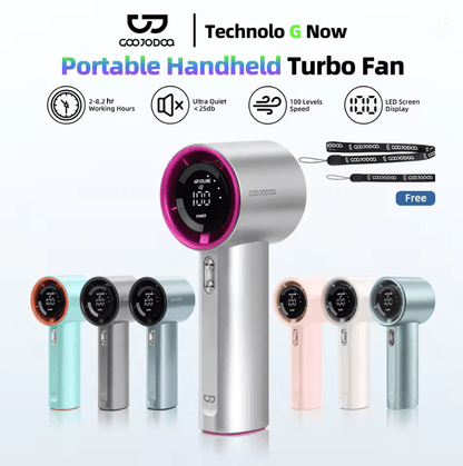 Smart Portable Turbo Fan with Digital Display