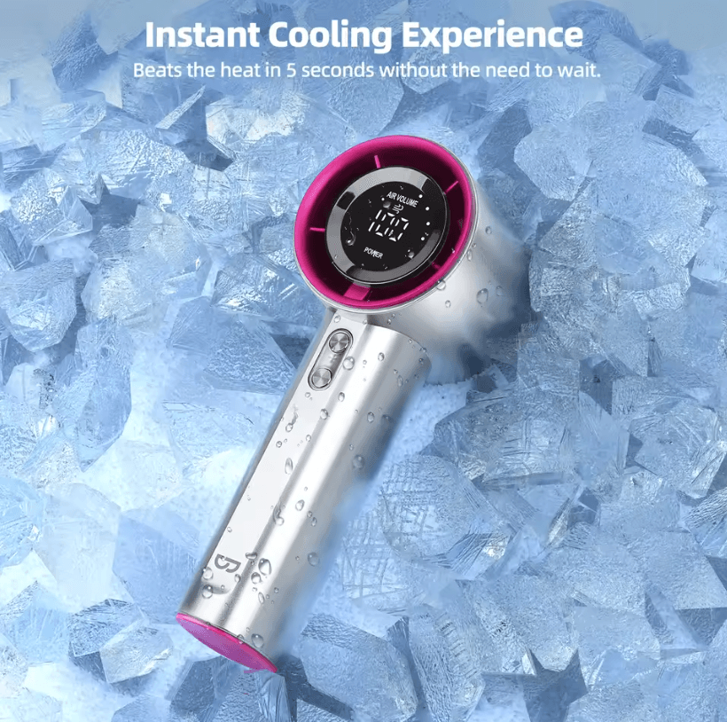 Smart Portable Turbo Fan With Digital Display 1