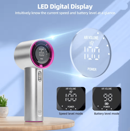 Smart Portable Turbo Fan With Digital Display 2