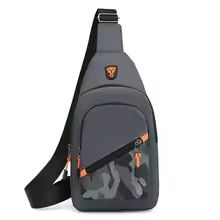 Rilibegan Nylon Mens Chest Bag  Trendy Lightweight  WaterResistant Crossbody For Daily  Travel Use 1