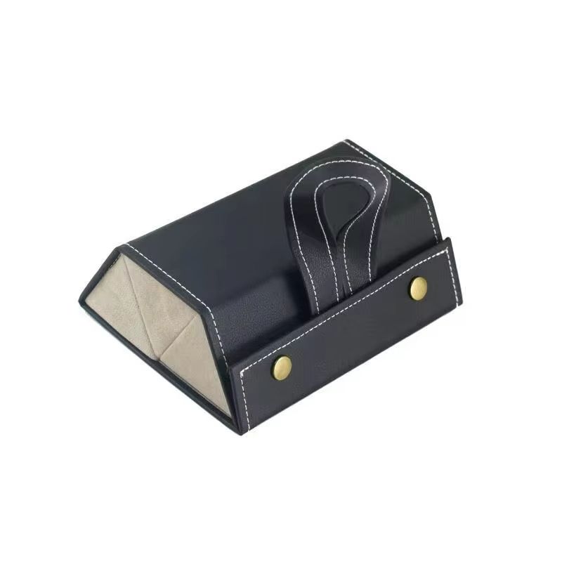 Elegant PU Leather Multi Grid Glasses And Jewelry Organizer Box 7