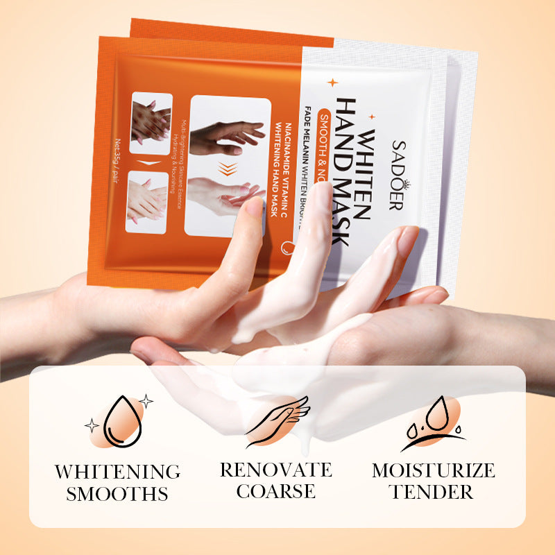 Whitening Foot Mask, Mask Exfoliating Feet Pedicure Exfoliant, Moisturizing Hand Mask Foot Peeling, Hands Feet Skin Care