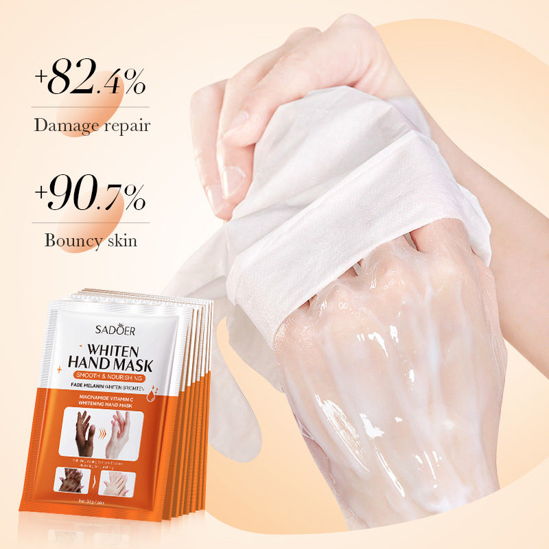 Whitening Foot Mask, Mask Exfoliating Feet Pedicure Exfoliant, Moisturizing Hand Mask Foot Peeling, Hands Feet Skin Care
