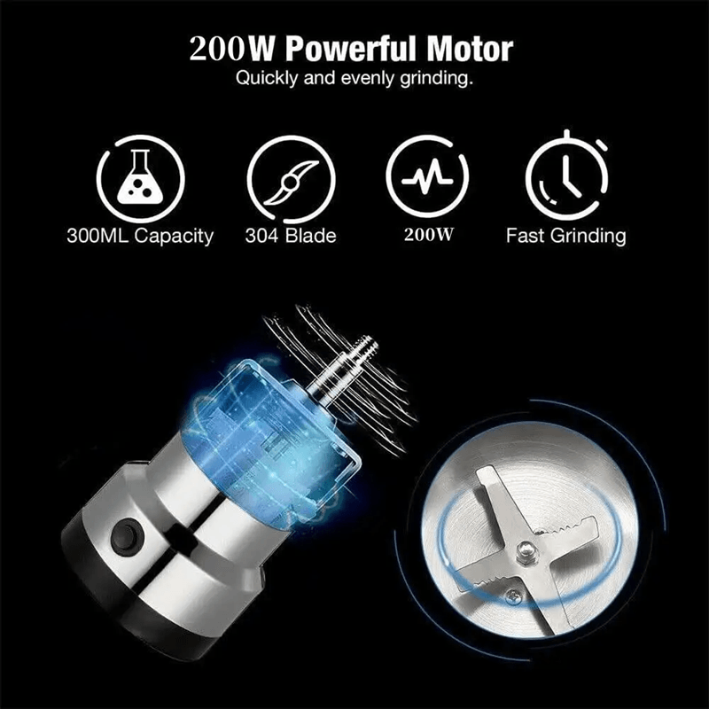 Compact Electric MultiGrain And Coffee Grinder 3