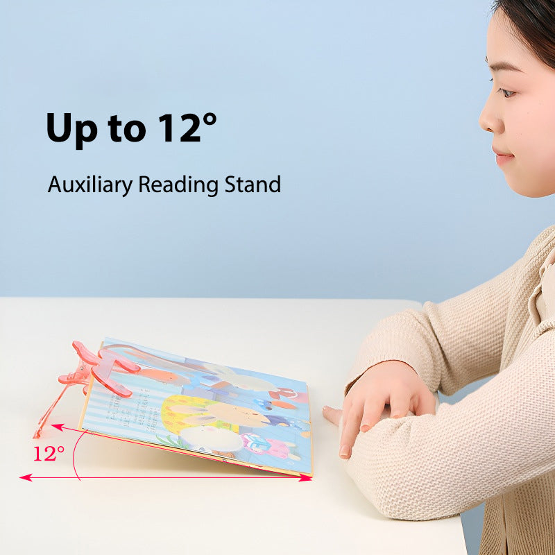 3pcs Book Clip Set, Simple Reading Stand with Note Clamp Anti-Flip Folder Fixed Reading Holder for Desk, Office