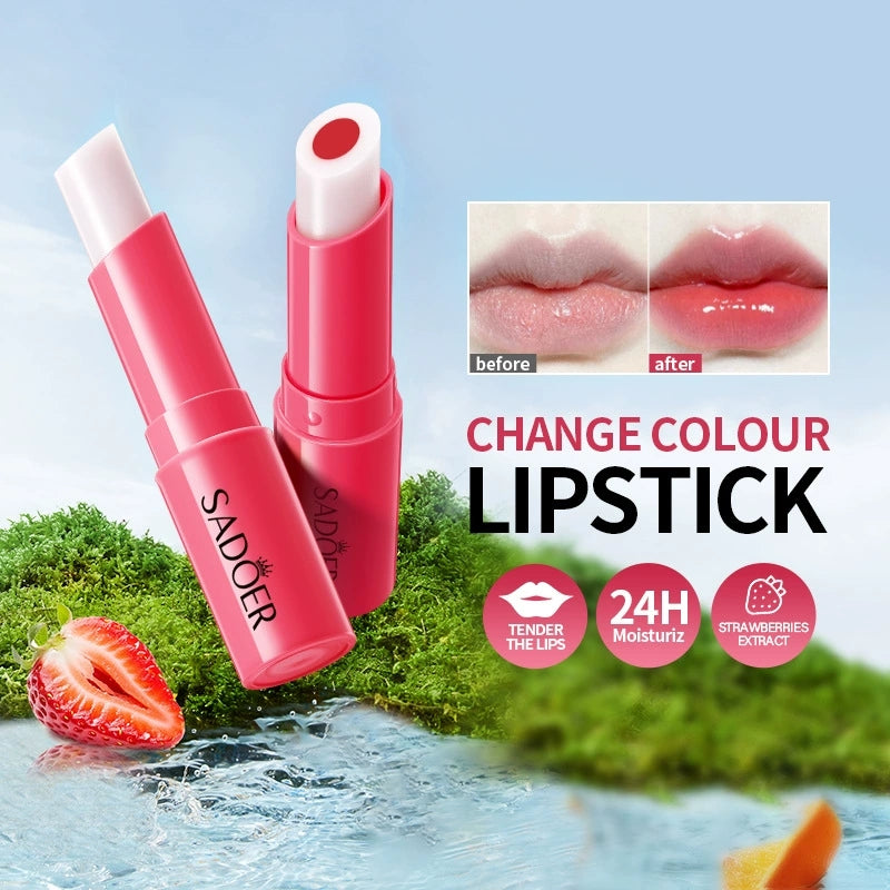 Warm Color Changing, Lip Balm Lip Plumper, Moisturizing Anti-Wrinkles, Nourishing Skin Care, Plump Lips, Lipstick
