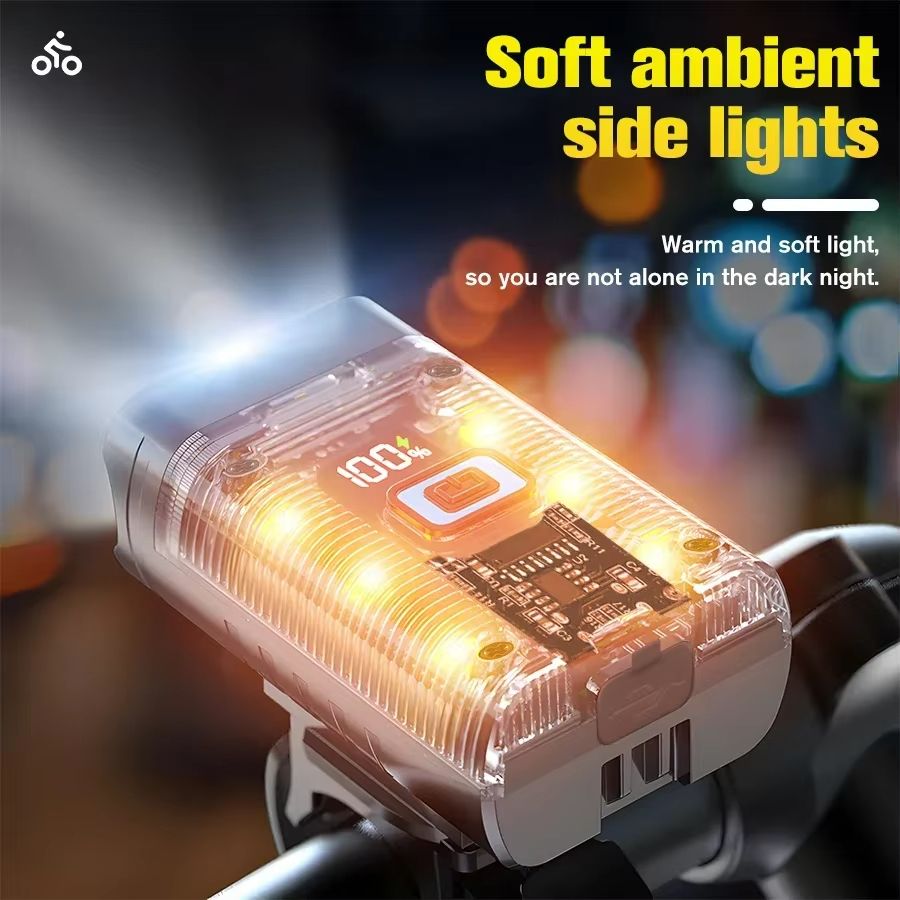 UltraBright T6 LED Rechargeable Bike Headlight  Compact Bright MTB Front Light For Night Riding 1