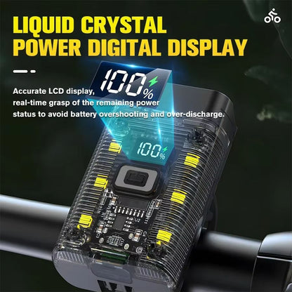 UltraBright T6 LED Rechargeable Bike Headlight  Compact Bright MTB Front Light For Night Riding 2